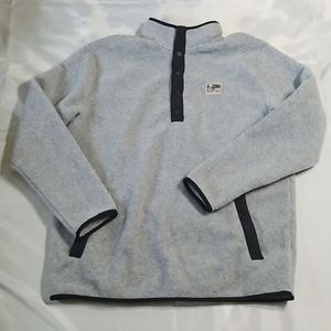 Burton Grey Hearth Anorak Fleece Pullover Men's XL